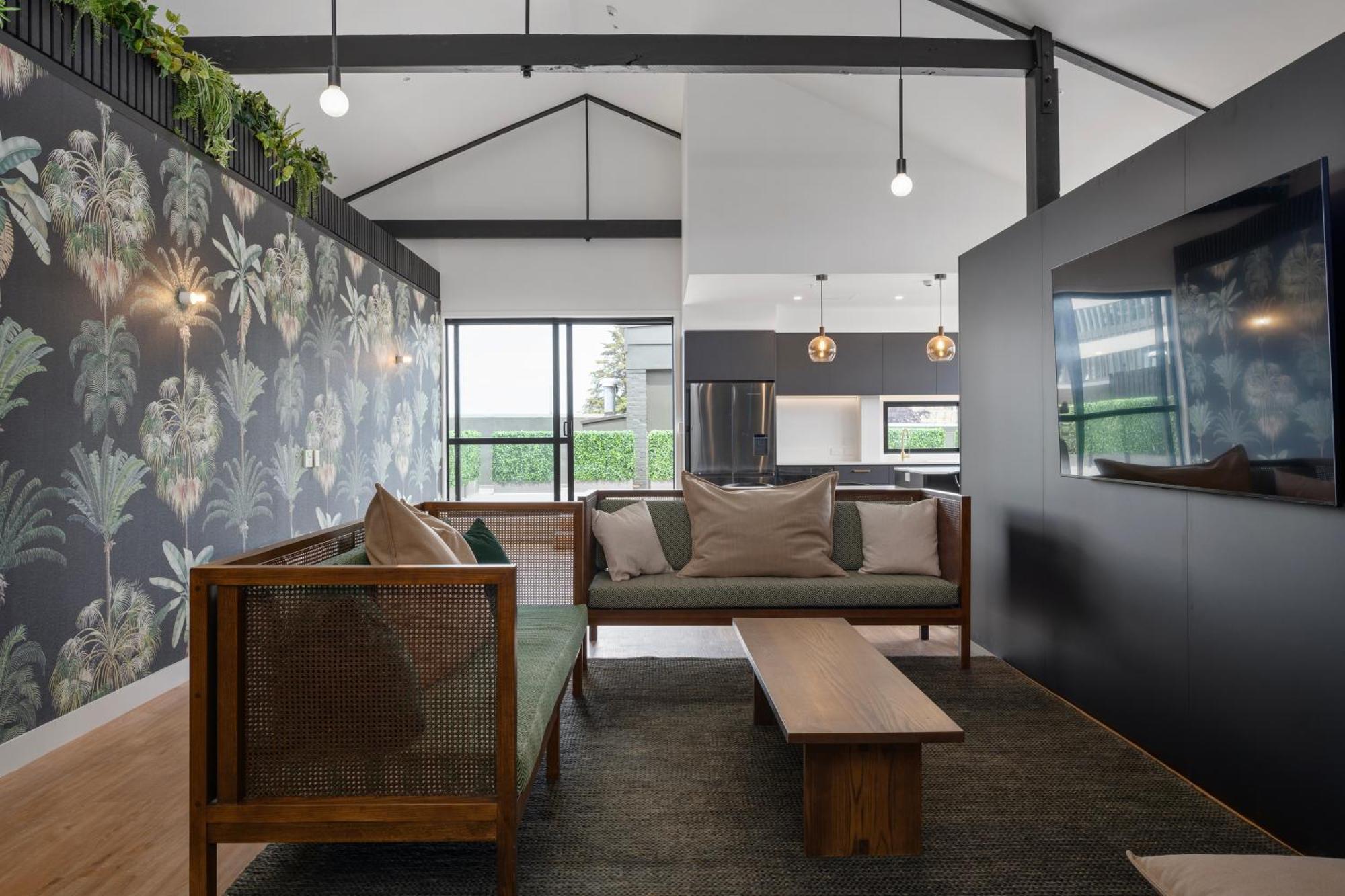 The Chamberson Hotel Dunedin Luaran gambar The lounge at the 19th floor of the building